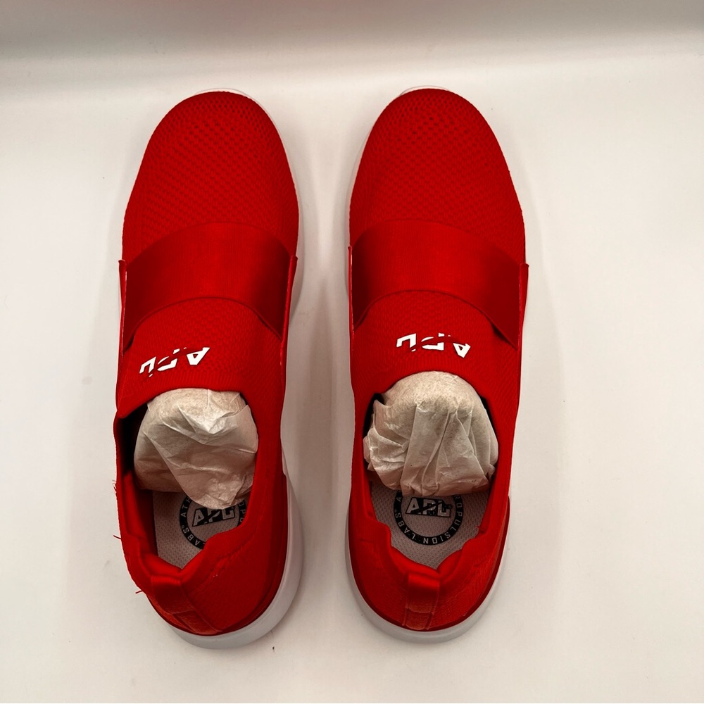 APL Men's 11.5 Techloom Bliss Slip On Athletic Shoes Run Gym Red White NIB Gift - Picture 5 of 9
